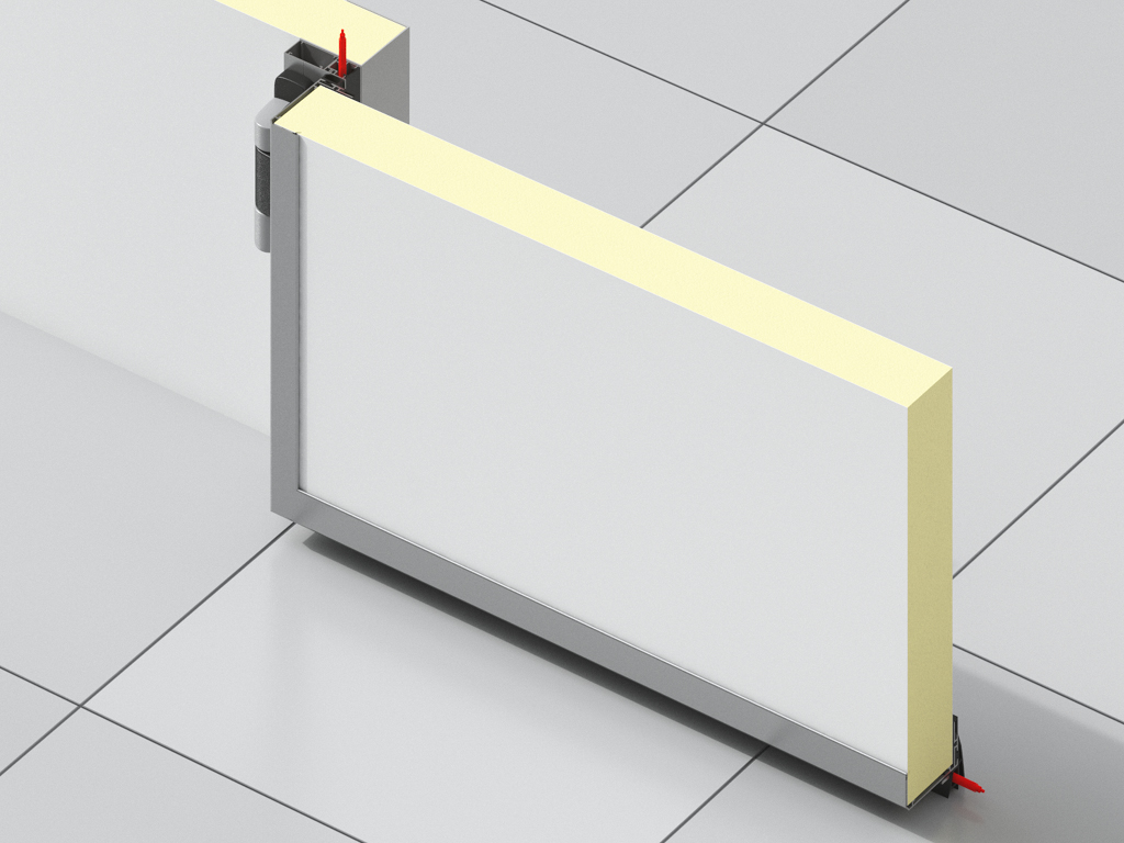 Past haroratli versiya, 80 mm panel.